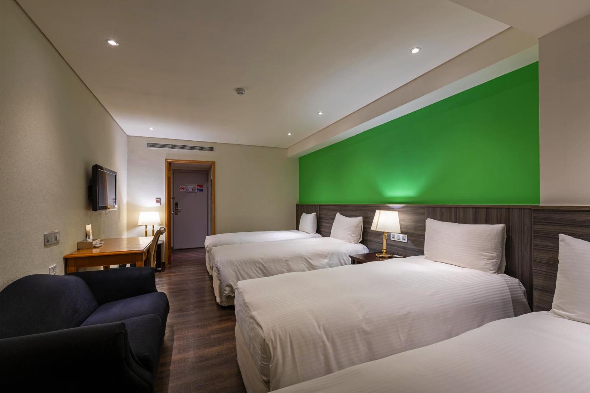 Green World Triple Beds Taipei Rom bilde